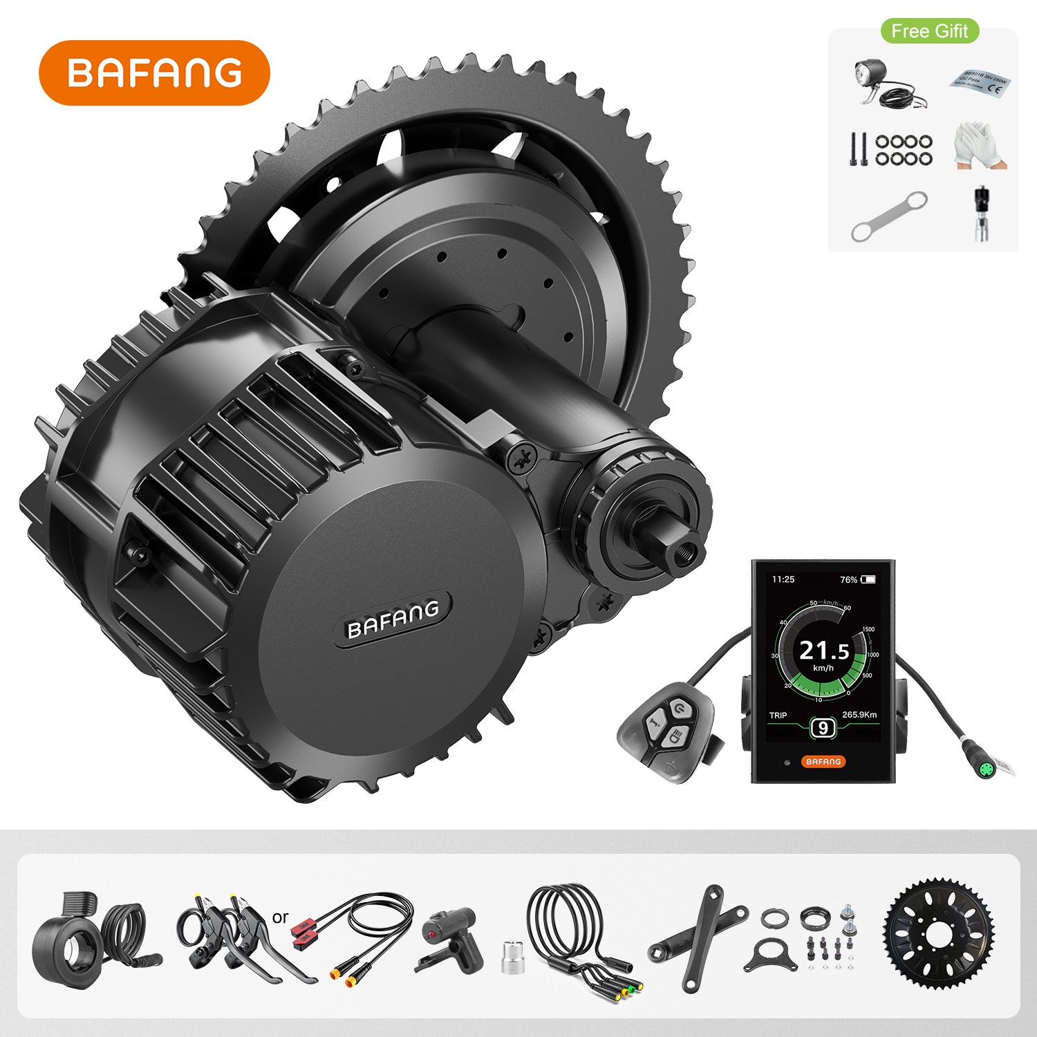 Bafang Bbshd 1000W Conversion Kit - Bafang UART 48V/52V 1000W Motore Mid