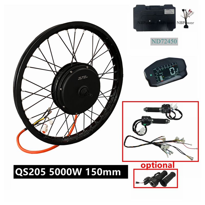 72V 5000W Hub Motor Kit - Kit Ebike NBpower/QS205 V3 72v 5000W