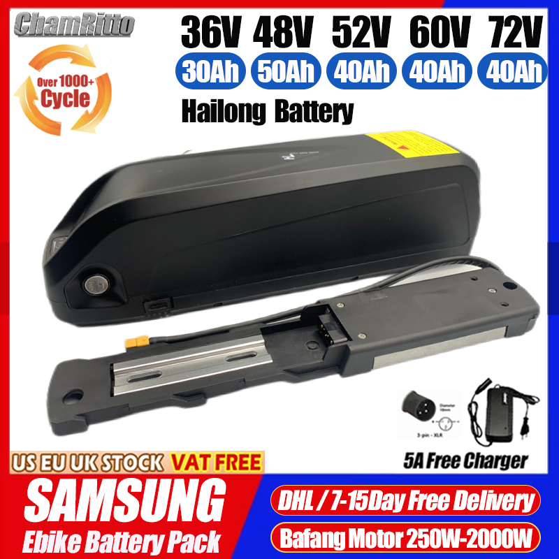 Electric Bicycle Battery 72V 30Ah - Batteria per Bicicletta Elettrica 48V 36V