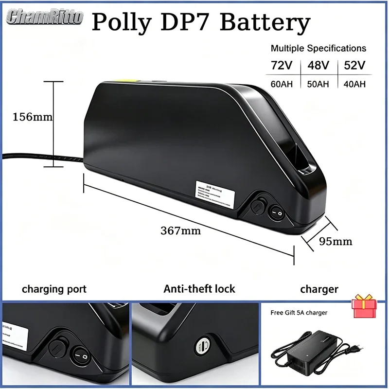 Batteria Hailong per e-bike 52 - Electric Bicycle Battery 72V 30Ah recensione e prezzo